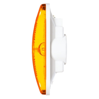 Image of Super 60, Incan., Yellow Oval, 1 Bulb, Vertical/Horizontal, Rear Turn Signal, 12V from Trucklite. Part number: TLT-60201Y4