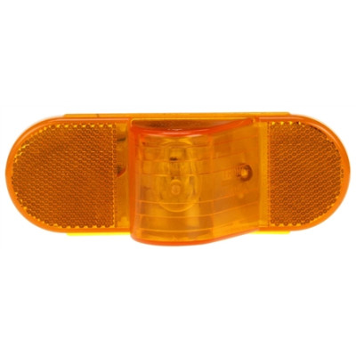 Image of 60 Series, Incan., Yellow Oval, 1 Bulb, Horizontal, Side Turn Signal, 24V from Trucklite. Part number: TLT-60217Y4