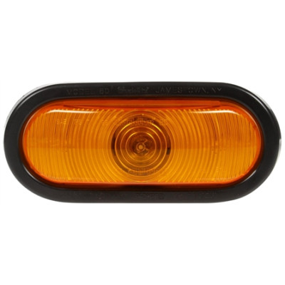 Image of 60 Series, Incan. 1 Bulb, Oval, F/P/T, Black Grommet, 12V, Kit from Trucklite. Part number: TLT-60340Y4