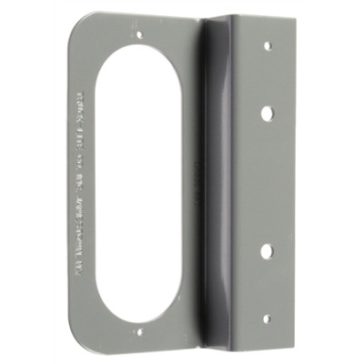 Image of Bracket Mount, 60 Series Lights, Oval, Gray, 2 Screw Bracket Mount from Trucklite. Part number: TLT-60728-4