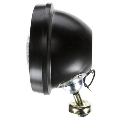 Image of Signal-Stat Par 46 5 in. Round Incandescent Work Light, Black, 1 Bulb, Stripped End, 12V from Signal-Stat. Part number: TLT-SS630W-S