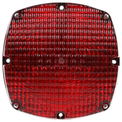 Image of Signal-Stat, Incan., Red Square, 2 Bulb, Rear Turn Signal, 4 Screw, 12V from Signal-Stat. Part number: TLT-SS6500-S