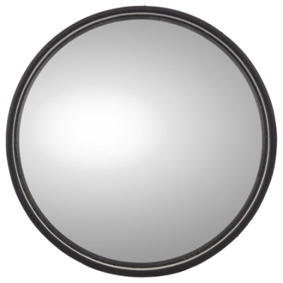 Image of 3 in., Black Plastic Stick-On Convex Mirror, Round from Signal-Stat. Part number: TLT-SS7039-S
