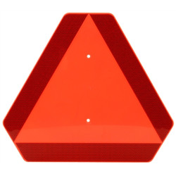 Image of Signal-Stat, Fixed, Bolt-On, Warning Triangle from Signal-Stat. Part number: TLT-SS797-S