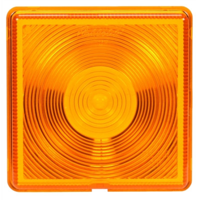 Image of Signal-Stat, Square, Yellow, Acrylic, Replacement Lens, Snap-Fit from Signal-Stat. Part number: TLT-SS8008-S