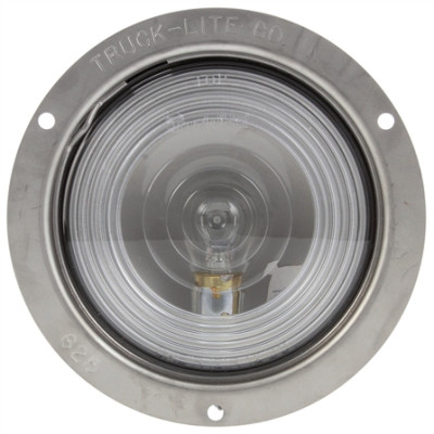 Image of 80 Series, Incan., 1 Bulb, Round, Back-Up Light, Silver Flange, 12V, Bulk from Trucklite. Part number: TLT-80344-3