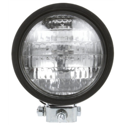 Image of Par 36, Shielded 5 in. Round Incandescent Work Light, Black, 1 Bulb, Blunt Cut, 12V from Trucklite. Part number: TLT-80361-4