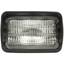 Image of 80 Series, Medium Flood 4x6 In. Rectangular Halogen Flood Light, Black, 1 Bulb, 12V from Trucklite. Part number: TLT-80395-4