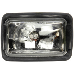 Image of 80 Series, Universal Mount 4x6 in. Rectangular Halogen Spot Light, Black, 1 Bulb, 12V from Trucklite. Part number: TLT-80397-4