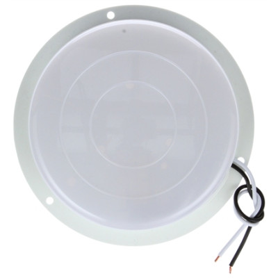 Image of 80 Series, Incan., 1 Bulb, Clear, Round, Dome Light, White 3 Screw Bracket, 12V from Trucklite. Part number: TLT-80427-4