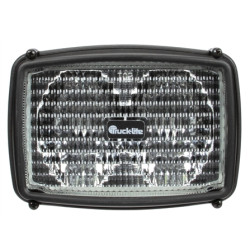 Image of 80 Series, Two Beam 4x6 In. Rectangular Halogen Flood Light, Black, 2 Bulb, 12V from Trucklite. Part number: TLT-80491-4