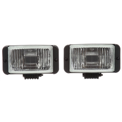 Image of Clear Glass Halogen Fog Light Kit from Trucklite. Part number: TLT-80526-4