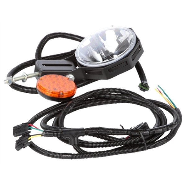 Image of Universal, LED, 7 in. Round, Snow Plow Light, 12-24V, Kit from Trucklite. Part number: TLT-80880-4