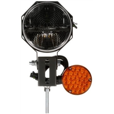 Image of Heated Lens, LH Side, LED, 7 in. Round, Snow Plow Light, 12-24V from Trucklite. Part number: TLT-80989