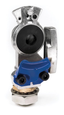 Image of Shutoff Gladhand, 3/8" Bulkhead, Blue from Grote. Part number: 81-0001-SBB