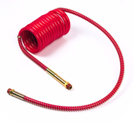 Image of 15' Air Coil Red, W/12" Leads & 40" Leads ;  Low Temperature from Grote. Part number: 81-0015-40RC