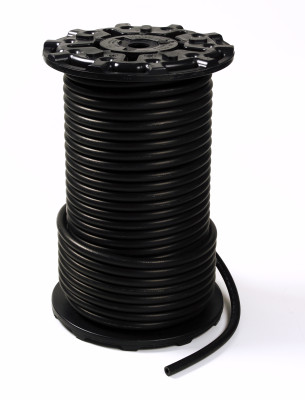 Image of 3/8" Rubber Air Hose, Black, 250' Spool from Grote. Part number: 81-0038-250