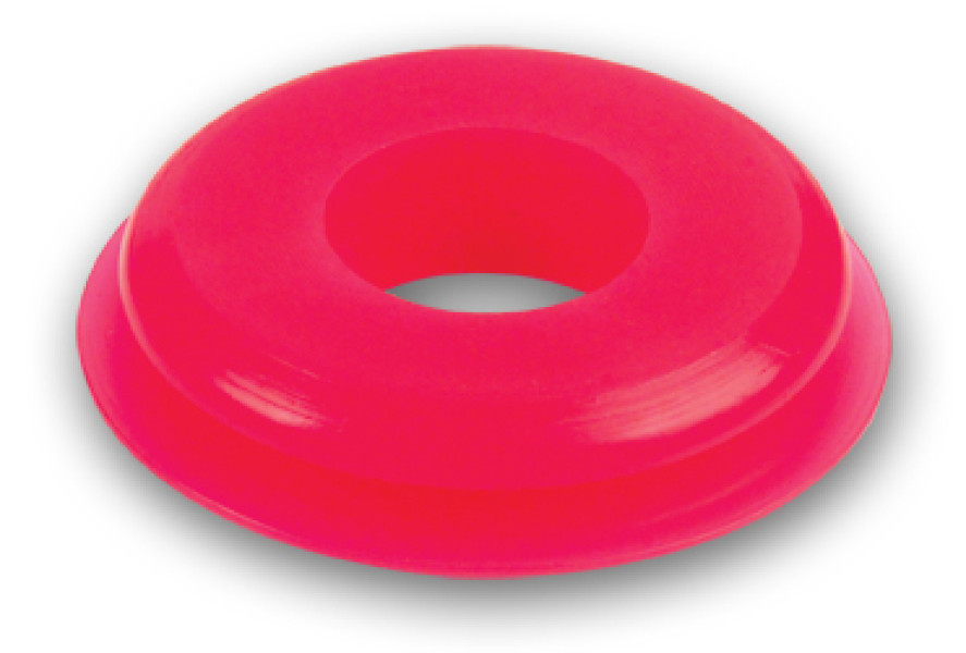 Image of Polyurethane Seal, Large Face, Red, Pk 8 from Grote. Part number: 81-0110-08R