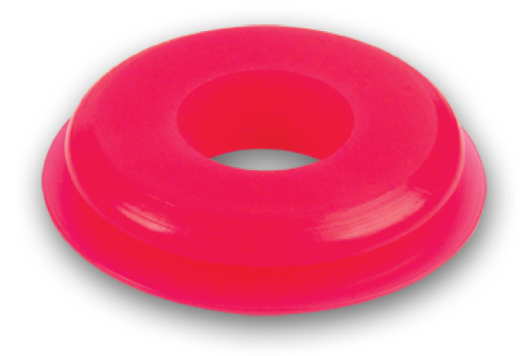 Image of Polyeurethane Seal, Large Face, Red, Pk 100 from Grote. Part number: 81-0110-100R