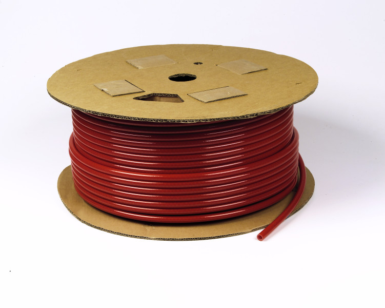 Image of Nylon Air Brake Tubing, 1/2", Red, Type B, 100' from Grote. Part number: 81-1012-100R