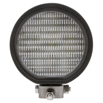 Image of 81 Series Auxiliary 4 In. Round LED Flood Light, Black, 6 Diode, 24V, Bulk from Trucklite. Part number: TLT-81250-3