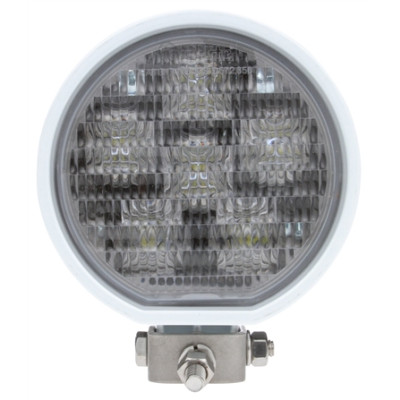 Image of 81 Series 4 in. Round LED Work Light, White, 6 Diode, 500 Lumen, Stripped End, 24V from Trucklite. Part number: TLT-81270-4