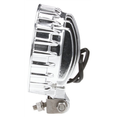 Image of 81 Series Aux. 4 in. Round LED Spot Light, Chrome, 6 Diode, 24V from Trucklite. Part number: TLT-81295-4