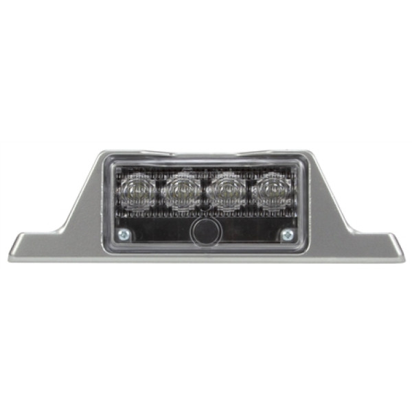 Image of 81 Series Perimeter Lamp 2x4 in. Rectangular LED Work Light, Chrome, 4 Diode, 359 Lumen, .180 Bullet, 12V from Trucklite. Part number: TLT-81335C4