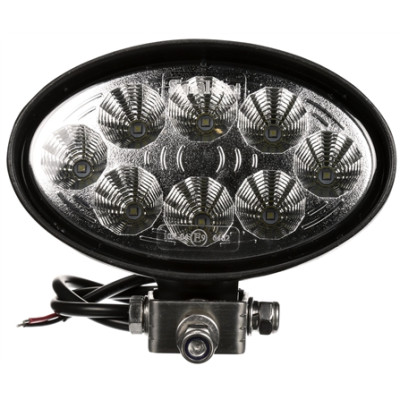 Image of Signal-Stat 4x6 in. Oval LED Flood Light, Black, 8 Diode, 12-36V from Signal-Stat. Part number: TLT-SS8180-S