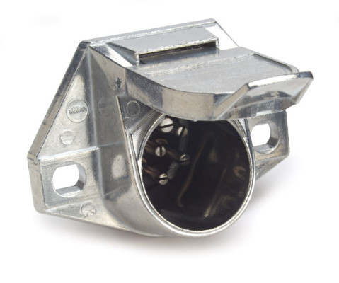 Image of Solid Pin Socket, 7 Pole from Grote. Part number: 82-1005