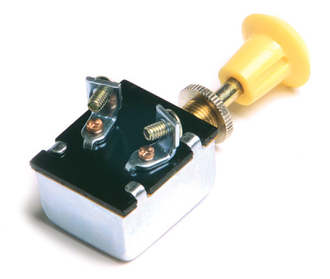 Image of Push Pull Switch, 15 Amp, 2 Screw, On/Off from Grote. Part number: 82-2102