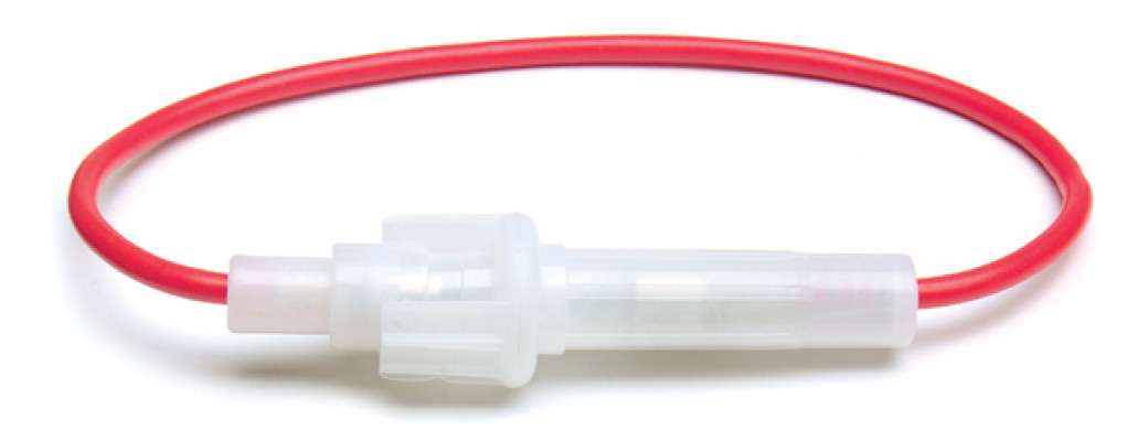 Image of Fuseholder, 14 Amp, 18 Ga, Red from Grote. Part number: 82-2161