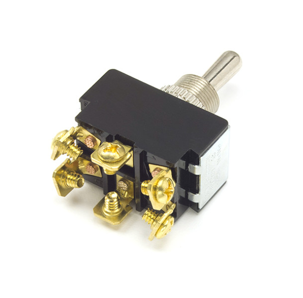 Image of Toggle Switch, 20 Amp, On/Off/On, Dpdt, 6 Screw from Grote. Part number: 82-2224