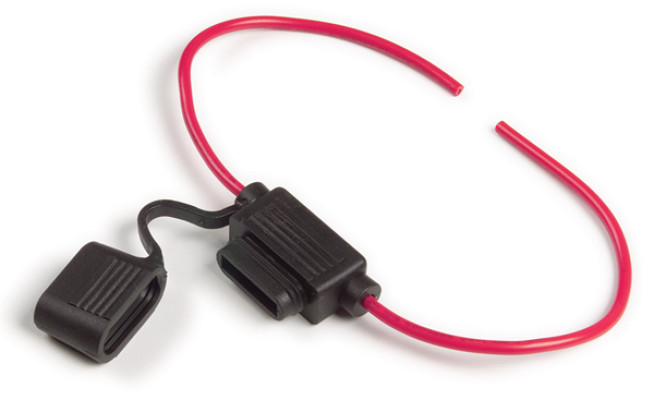Image of Fuse Holder;  For Miniature Blade Fuses, 12 Ga, 30 Amp from Grote. Part number: 82-2241