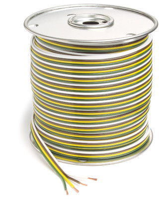 Image of Bonded Wire, 4 Cond, 14 Ga, 100' Spool from Grote. Part number: 82-5514