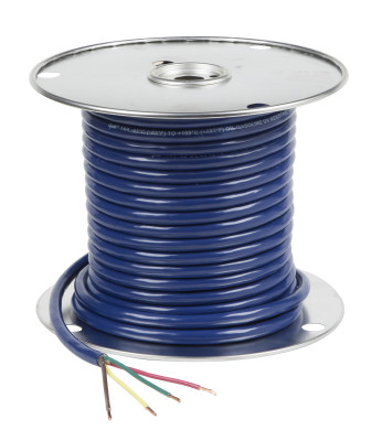 Image of Trailer Cable, Low Temperature, 4 Cond, 14 Ga, 250' Spool from Grote. Part number: 82-5824-250