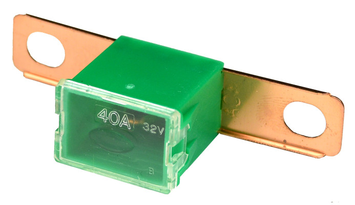 Image of Automotive Fuse Link  40A ;  13/16"  Green from Grote. Part number: 82-FLB-40A