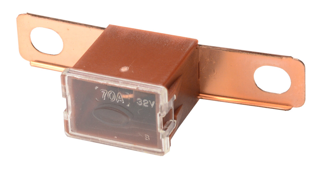 Image of Automotive Fuse Link 70A ;  13/16" Brown from Grote. Part number: 82-FLB-70A