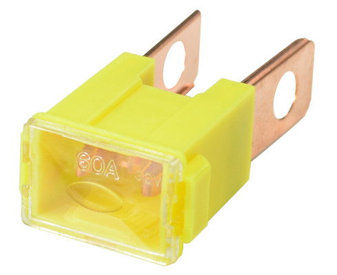 Image of Automotive Fuse Link ;  60A ;  Male  Yellow from Grote. Part number: 82-FLM-60A