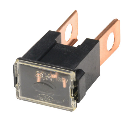 Image of Automotive Fuse Link ;  80A ;  Male Black from Grote. Part number: 82-FLM-80A