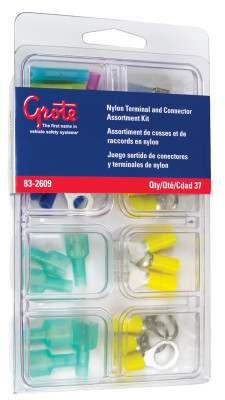 Image of Nylon Terminal Assortment Kit 37 Pk from Grote. Part number: 83-2609