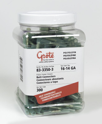 Image of Hs Butt, Poly, 16; 14 Ga Pk 300, Jar from Grote. Part number: 83-3350-3