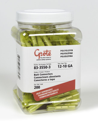 Image of Hs Butt, Poly 12; 10 Ga Pk 200, Jar from Grote. Part number: 83-3550-3