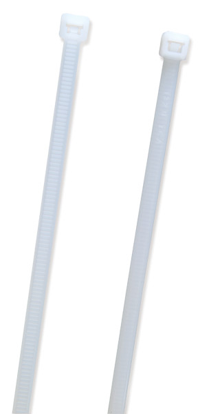 Image of Standard Tie, White, 4.1", 18 Lb Pk 1000 from Grote. Part number: 83-6000-3