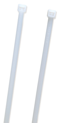 Image of Standard Tie, White, 8", 18 Lb, Pk 1000 from Grote. Part number: 83-6004-3