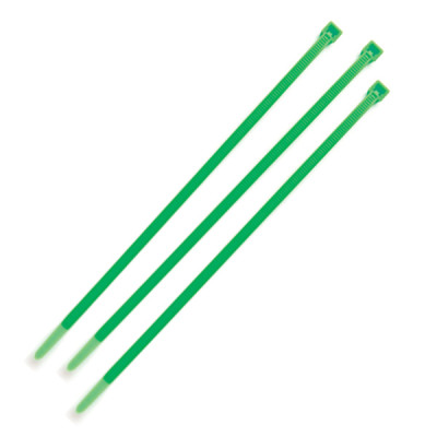 Image of Standard Tie, Green, 8", 50 Lb, Pk 1000 from Grote. Part number: 83-6034-3