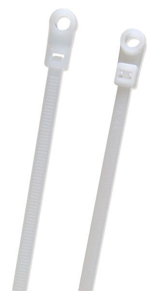 Image of Mounting Tie, White, 16.2", 120 Lb, Pk 100 from Grote. Part number: 83-6116