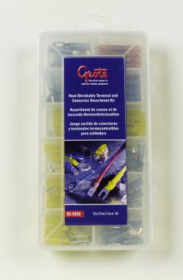 Image of Heat Shrink Terminal Assortment Kit 85 Pk from Grote. Part number: 83-6556