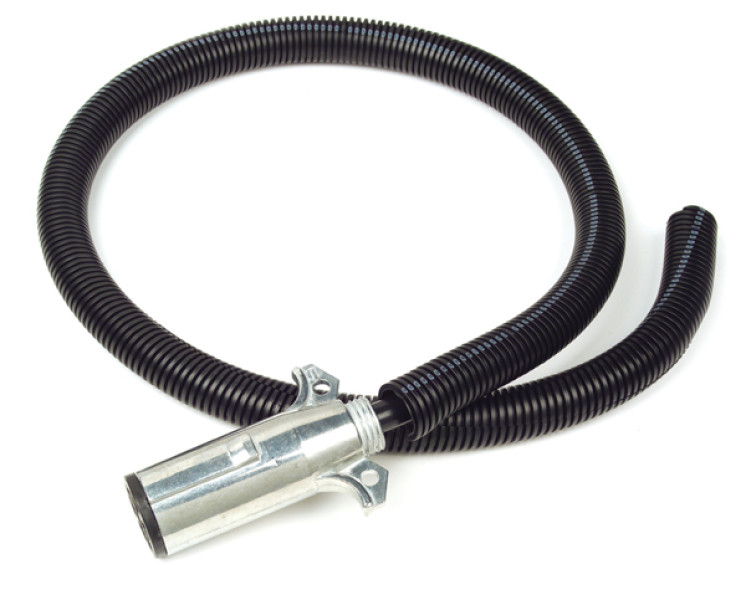 Image of Nylon Split Flex Tubing, Black, 1/4, 50' from Grote. Part number: 83-8030