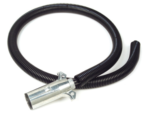 Image of Nylon Split Flex Tubing, Black, 3/8", 50' from Grote. Part number: 83-8031
